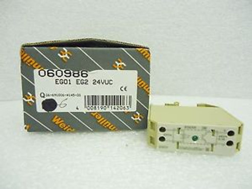 (NEW) Weidmuller EGO1 60986 Optoisolator Transistor Module 060986