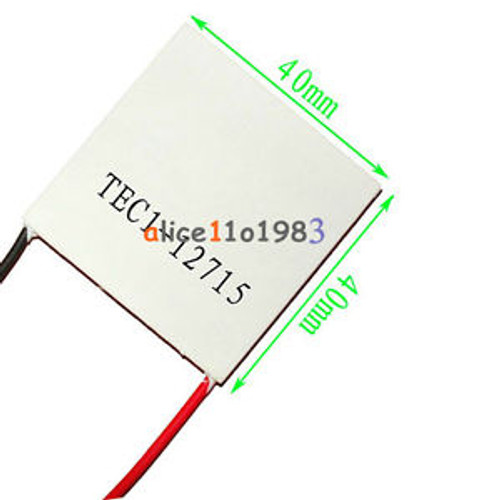 10PCS TEC1-12715 Heatsink Thermoelectric Cooler Cooling Peltier Plate Module AL
