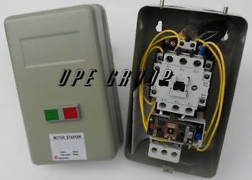 Magnetic Motor starter control with Push Button on-off 5hp 1ph 230v  34 amp