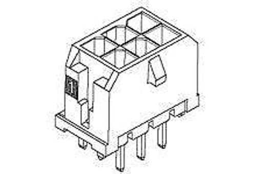 Headers & Wire Housings MicroFit 3.0 V TH Hdr DR Tin 20Ckt (10 pieces)