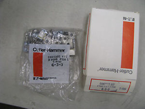 CUTLER HAMMER CONTACT KIT # 6-3-3  NSN: 5945-00-631-7445  3 POLE SIZE 1