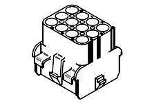 Pin & Socket Connectors MLX CAP 12CKT WHITE 94V0 (50 pieces)