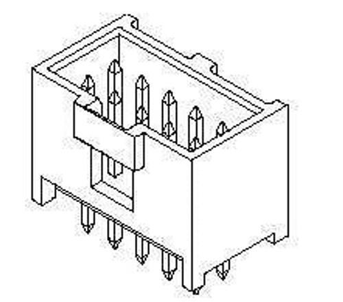 Headers & Wire Housings 2x5 HEADER (50 pieces)