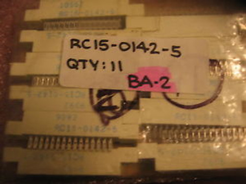 QTY: 11 UNITS P/N RC15-0142-5 CINCH CONNECTOR 15 PIN DOUBLE SIDE