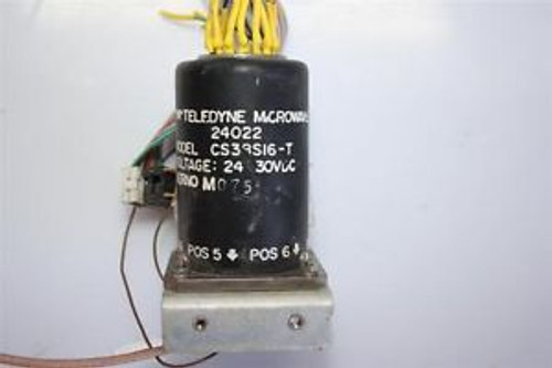 TELEDYNE MICROWAVE SMA COAX SPMT RF SWITCH CS38S16-T ( 24 - 30 VDC )