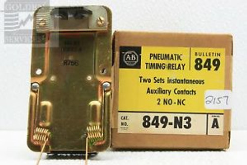 Allen Bradley 849-N3 Instantaneous Auxiliary Contacts