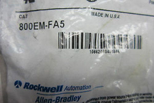 5 NEW ALLEN BRADLEY 800EM-FA5 PUSHBUTTON 800EMFA5