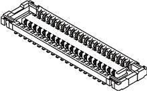 Board to Board & Mezzanine Connectors 0.4 B/B Rec Assy 20Ckt EmbsT...(50 pieces)