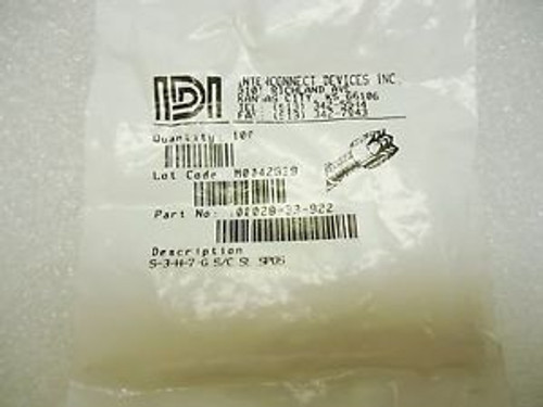 IDI Interconnect Devices 100028-33-922 Test Pins Desc S-3-H-7-G S/C 43 pcs