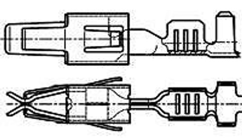 Automotive Connectors JUN-POW-TIM CONTACT (100 pieces)