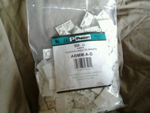 Panduit 500 pc abmm-a-d adhesive cable tie mounts