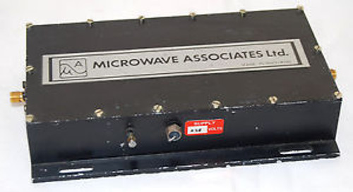 MICROWAVE ASSOCIATES RF COAXIAL SMA PRE AMPLIFIER SMA 850Mhz 28V ML19000