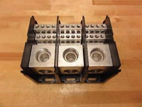 Marathon Cat No. 1333595 Power Distribution Block, 600V, 420A, 3-Phase