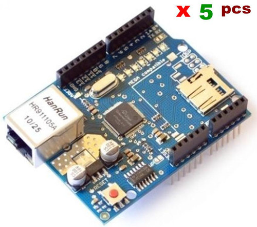 5 pcs  x Ethernet W5100 network expansion board SD card For the ARDUINO