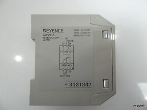 KEYENCE CU-21TA SENSOR CONTROL UNIT 3311080  3131367 ELEC-I-12