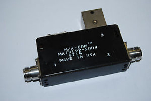 Dual Junction Isolator Circulator Coaxial 410-550Mhz 50R MACOM MA7R192-S009