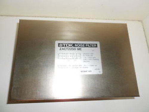 GOOD USED TDK NOISE FILTER ZACT2250-ME ZACT2250ME 3AC250V 50A 50/60HZ