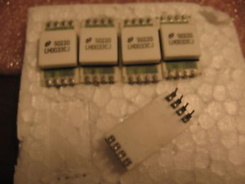 QTY: 5 UNITS P/N LH0033CJ NSC 8-PINS DIP