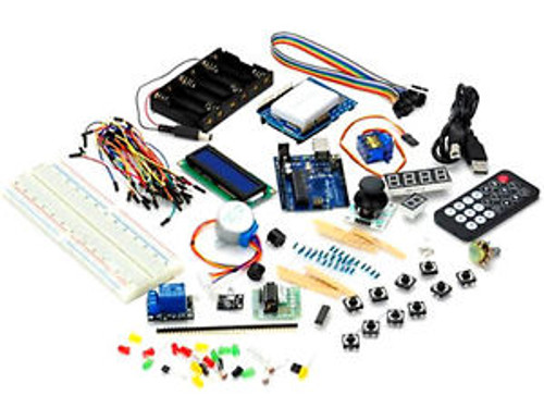 UNO R3 Board   Servo   LED   USB Cable   Remote Control Starter Kit for Arduino