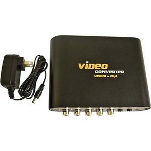 CALRAD ELECTRONICS COMPONENT VIDEO TO VGA CONVERTER WITH ON-SCREEN-DISPLAY SETUP
