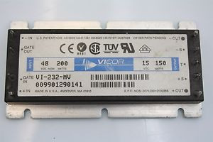 V-CORE  DC/DC Converter 48VDC 200W to 15VDC 150W  VI-232-MV