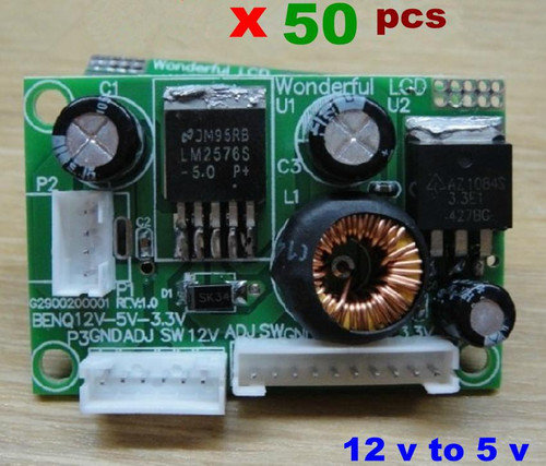 50pcxDC To DC Converter Buck Step-down Voltage LED Power Module 3A 12V To 5V 3.3