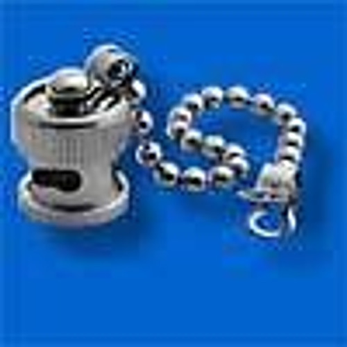 RF Connector Accessories BNC MALE SHORTING CAP W/CHAIN (10 pieces)