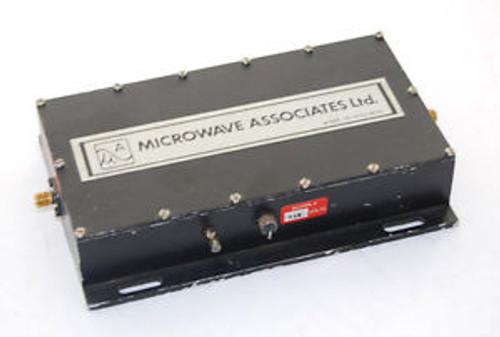 MICROWAVE ASSOCIATES RF COAXIAL PRE AMPLIFIER SMA 900Mhz 28V