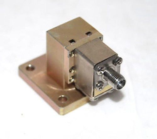 WAVEGUIDE WR62 WR-62 TO COAXIAL SMA (F) TYPE ADAPTER + ISOLATOR DR2110 DITOM