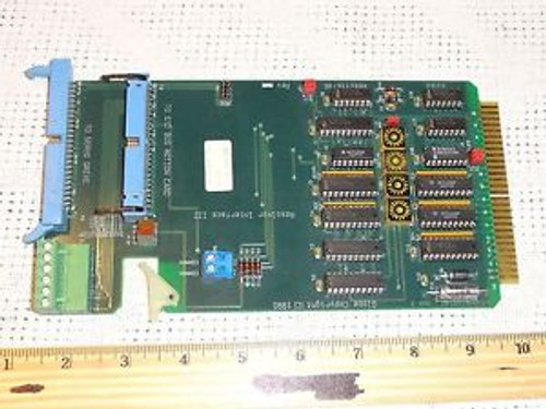 GLOBE SYSTEMS RESOLVER INTERFACE III 3 CIRCUIT BOARD PCB 116746