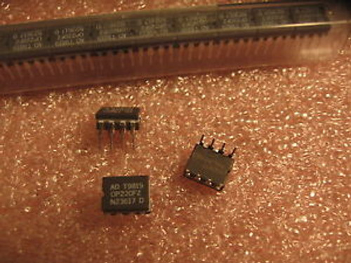QTY: 5 UNITS P/N OP220FZ DUAL MICROPOWER OP AMP IC DIP-8 PINS