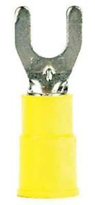 3M MVU10-10FK Fork Terminal,Yellow,12 to 10 AWG,PK500 G5637536