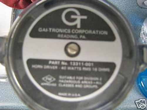 GAI Tronics 13311-001, 40 Watt Horn Driver,NEW