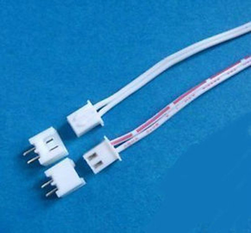 500 pcs 2 Pin Connector leads  Heade 2.54 mm L: 200mm