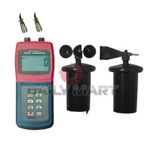 NEW AM-4836C Multi-function Thermo Cup Anemometer Air Flow Meter Wind Direction