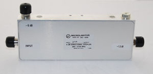 MICROLAB FXR COAXIAL DIRECTIONAL COUPLER 6DB 380-2700Mhz CK-D34 MADE IN USA NEW