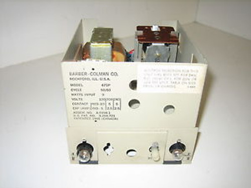 NOS BARBER-COLMAN CONTROLLER 471P 120/208/240 VOLT 50/60 HZ 9 WATT