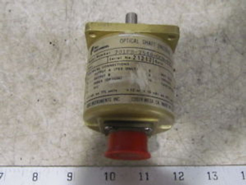 Disc Instruments 701FR-2540-OCN-TTL Optical Encoder NEW