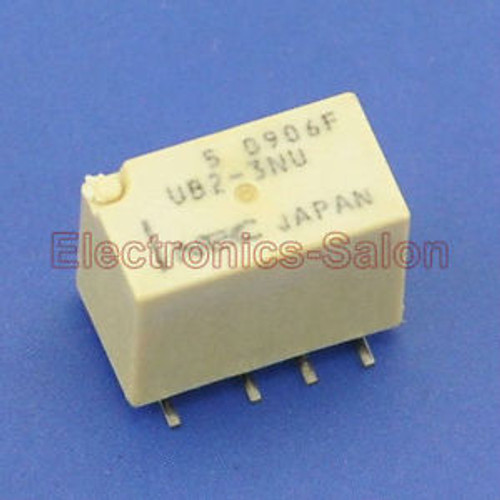 100x NEC UB2-3NU SMD Signal Relay,DC 3V,Ultra-miniature Slim type,DPDT/2 Form C