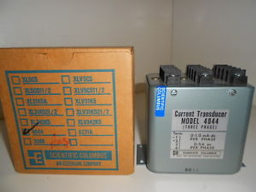 NOS SCIENTIFIC COLUMBUS CURRENT TRANSDUCER MODEL 4044 3 PHASE