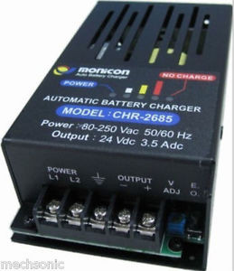 New Automatic Battery Charger 110V 220VAC CHR-2685 24V 3.5A Overload protection