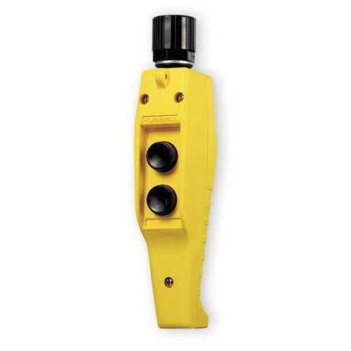 Pendant Push Button Station,2No,Yellow Hubbell Wiring Device-Kellems Cpb21