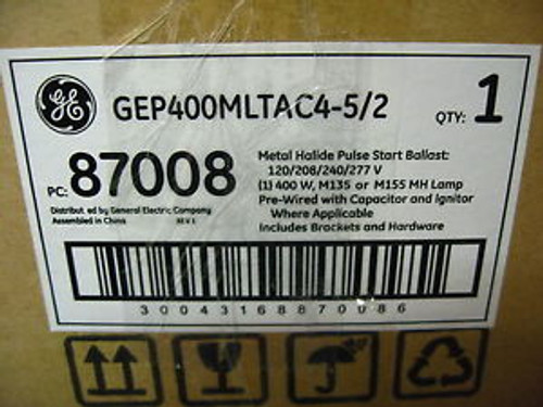 GE 87008 - GEP400MLTAC4-5 Metal Halide Ballast Kit  D-6