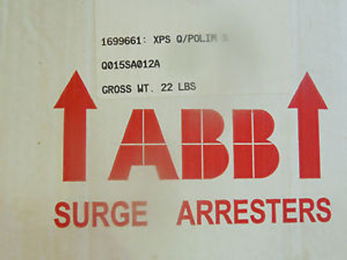 ABB, Polim-S Surge Arrester, #QO15SA012A, 15KV, Station Class, New