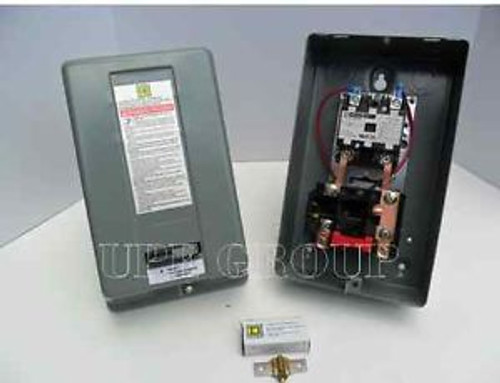 NEW MAGNETIC STARTER CONRTROL FOR ELECTRIC MOTOR BY SQUARE D  7.5HP 1PHASE 230V