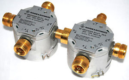 R&S ROHDE & SCHWARZ RF COAXIAL PRECISION RELAY 50 OHM