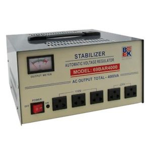BK 69BAR4000 Automatic 4000 Watt Voltage Stabilizer