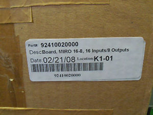 92410020000 Honeywell Board MIRO 16 Inputs/8 Outputs