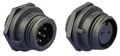 BULGIN PX0412/06/S/4550 CIRCULAR CONNECTOR, RECEPTACLE, 6POS, PANEL (10 pieces)