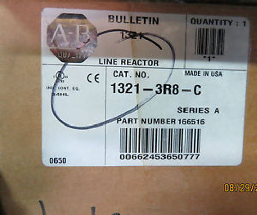 Allen Bradley Line Reactor Cat. # 1321-3R8-C